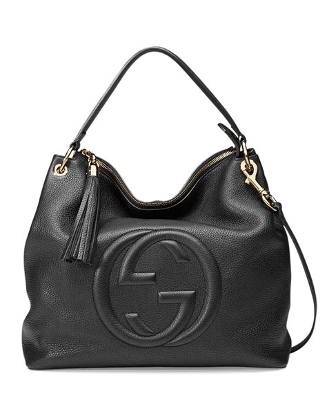 gucci soho large leather shoulder bag|gucci soho large hobo bag.